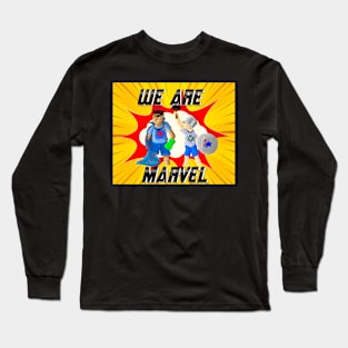 We Are Marvel Pod Full Logo Long Sleeve T-Shirt
